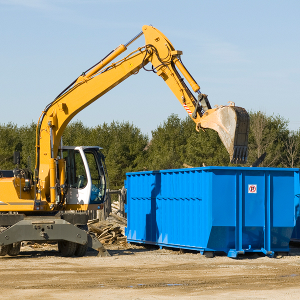 what are the rental fees for a residential dumpster in Dulles Town Center